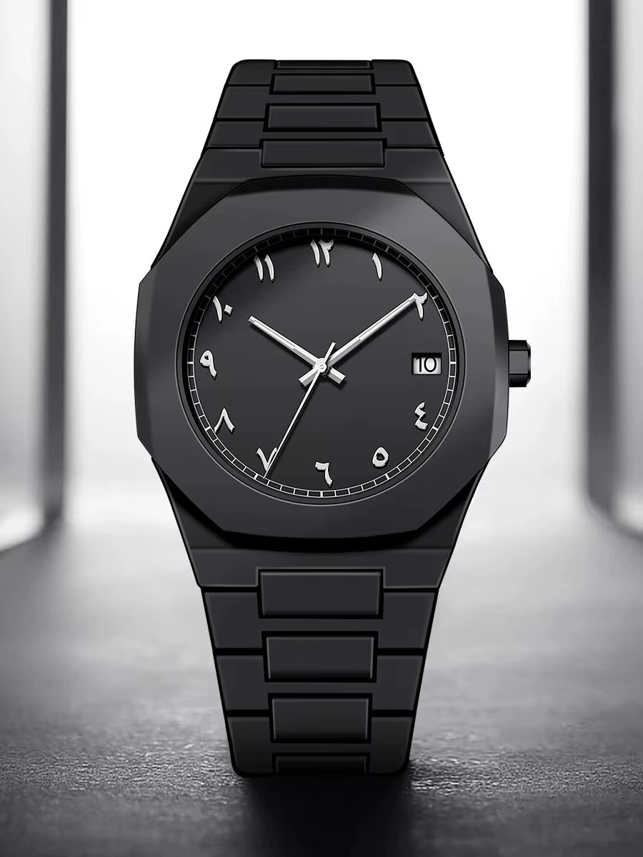 Stainless steel Arabic Watch