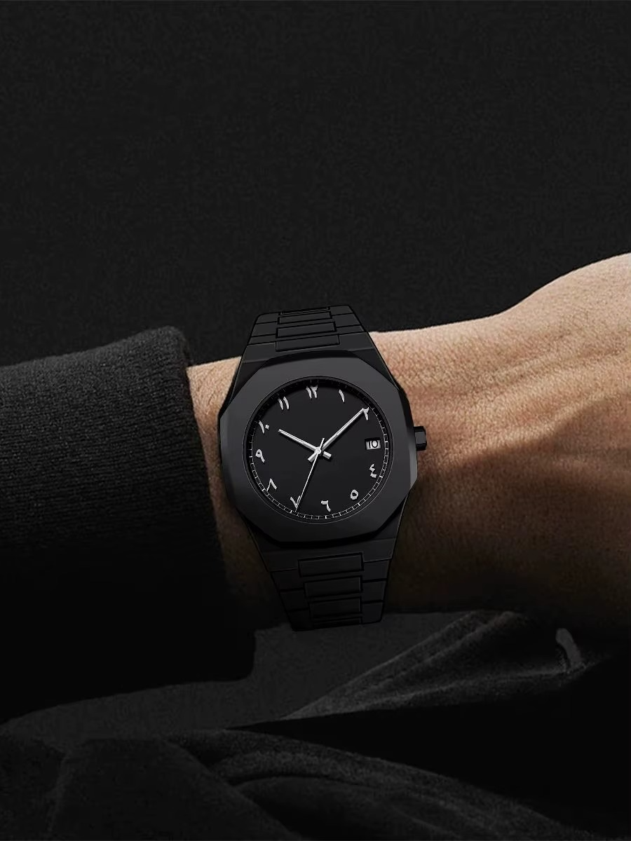 Stainless steel Arabic Watch
